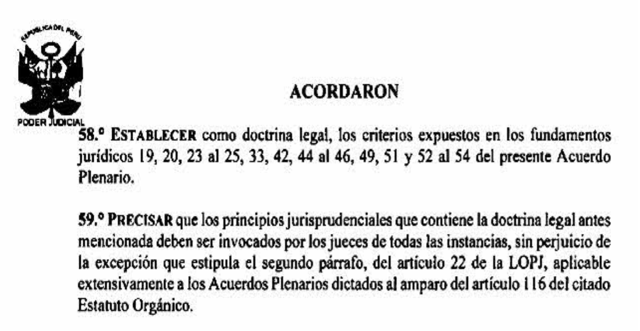 Los Acuerdos Plenarios contradictorios sobre la violencia hacia la mujer de la Corte Suprema