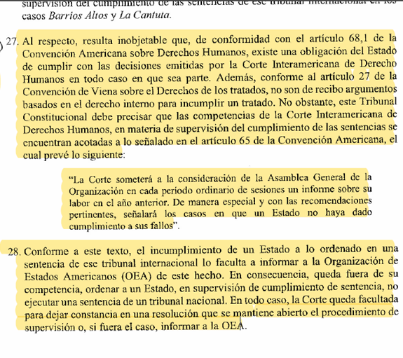 ¿Es constitucional la excarcelación de Fujimori por el TC?